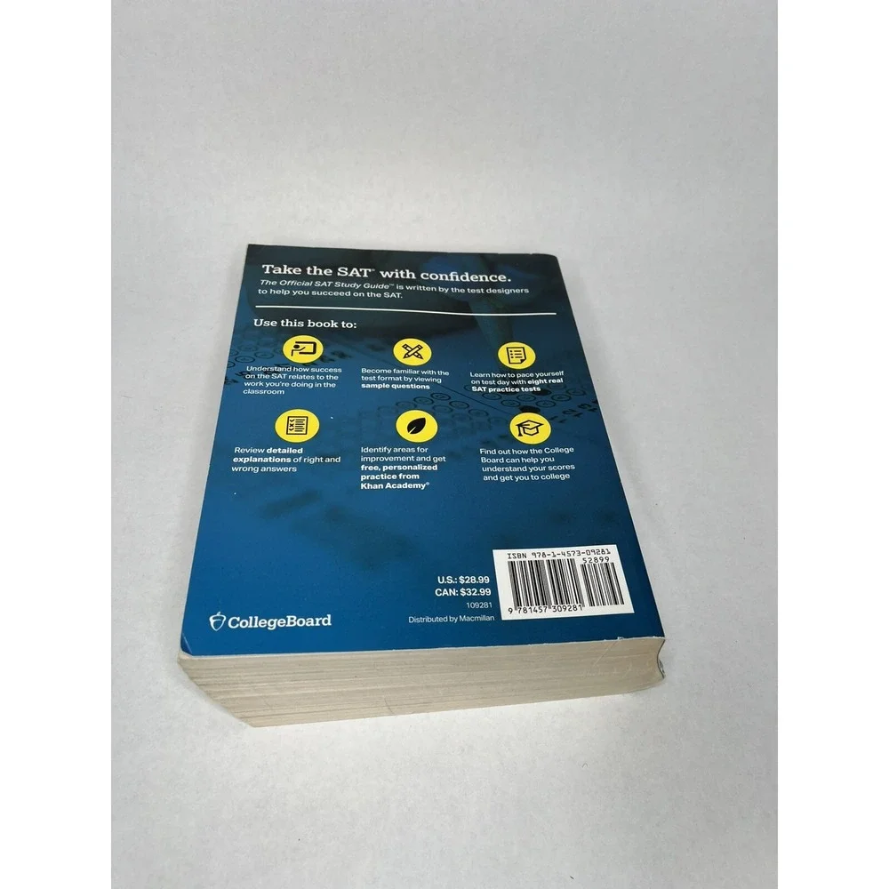 Official SAT Study Guide, 2018 Edition by The College Board Get Alternate Tests